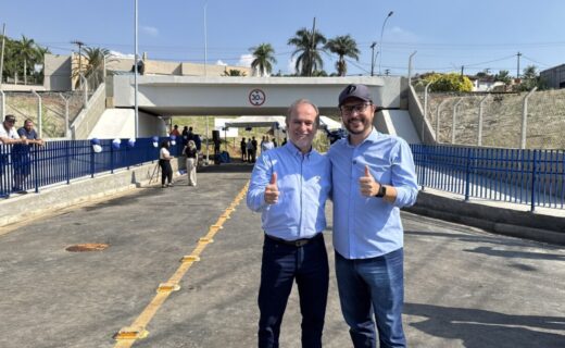 Nova Odessa inaugura duplicação viária sob Viaduto do Pezão com apoio parlamentar