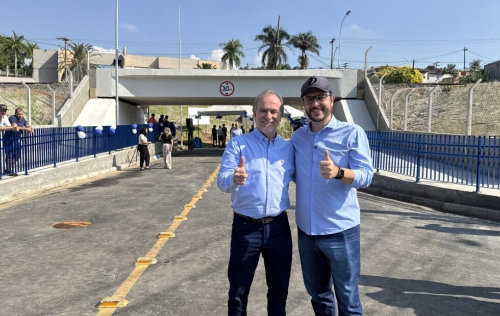 Nova Odessa inaugura duplicação viária sob Viaduto do Pezão com apoio parlamentar
