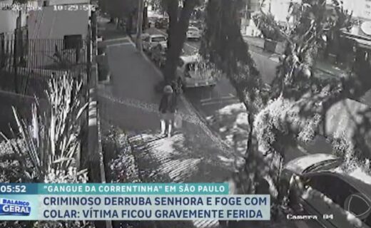 Criminosos da 'gangue da correntinha' atacam idosa durante caminhada no interior paulista
