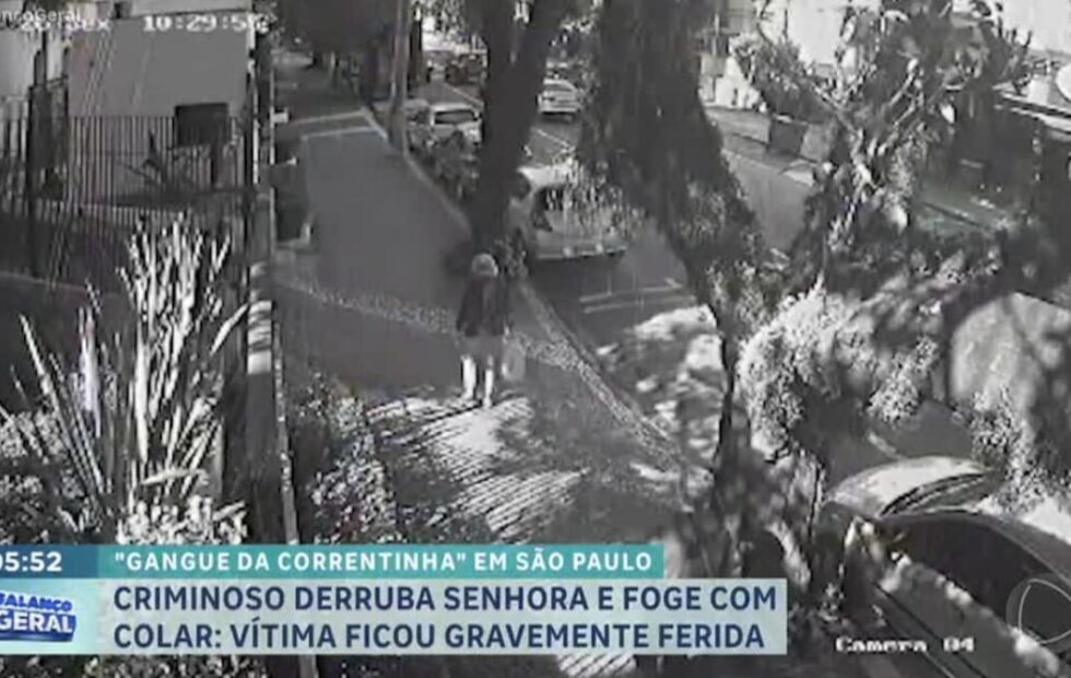 Criminosos da 'gangue da correntinha' atacam idosa durante caminhada no interior paulista