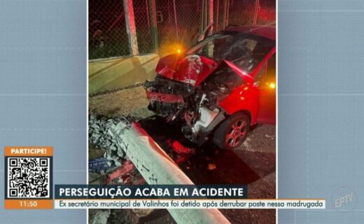 Thiago Henrique Maia Soratto: Ex-secretário de Valinhos preso após perseguição policial e acidente